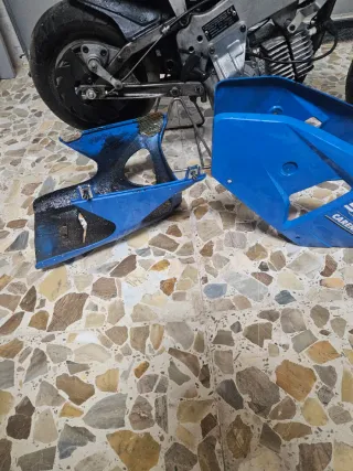Minimoto Polini 910 Azul y Blanca