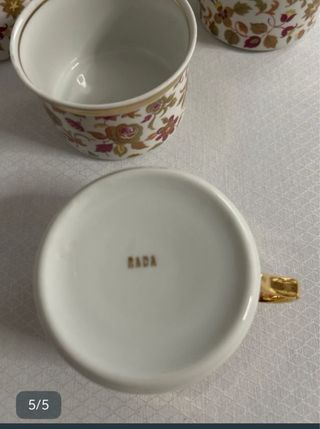 Juego de té o café de porcelana 6 personas
