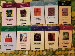 Lote 10 libros para Juan