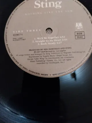 Vinilo Sting The Soul Cages