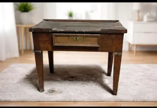 Mesita Noche Modernista Madera 1920