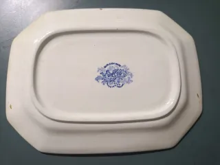 Bandeja Porcelana Inglesa Willow Azul