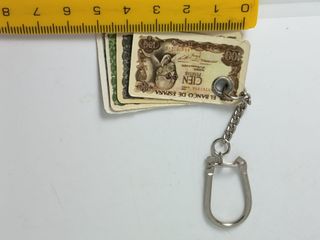Llavero Billetes España Vintage