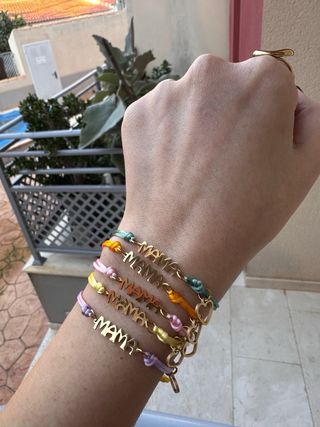 Pulsera Mamá Acero Inoxidable