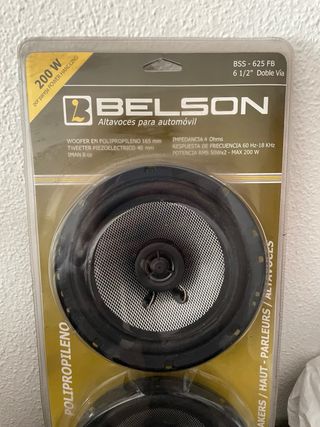 Altavoces Belson 6 1/2 Doble Vía Coche