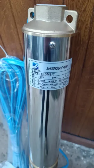 Bomba para pozo o sondeo 0,75CV nueva