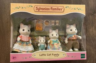 Familia Gatos Latte Sylvanian Families
