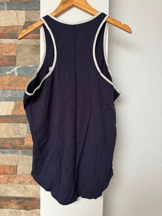 Camiseta tirantes azul - Talla M.