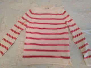 Jersey Massimo Dutti Rayas Rojas