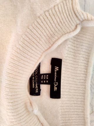 Jersey Massimo Dutti Rayas Rojas