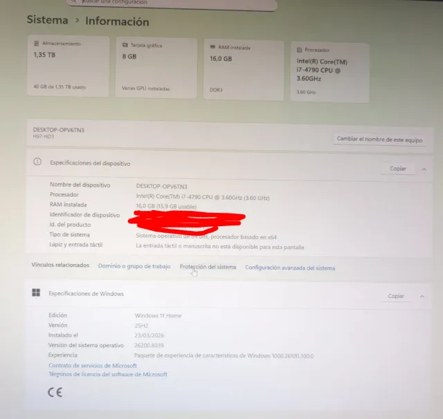 PC Gaming i7 | 16GB RAM | RX 580 8GB | SSD 480 GB