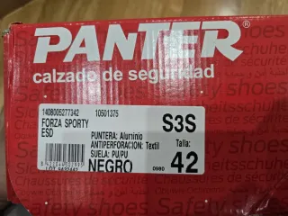 Zapatos de seguridad Panter Forza Sporty