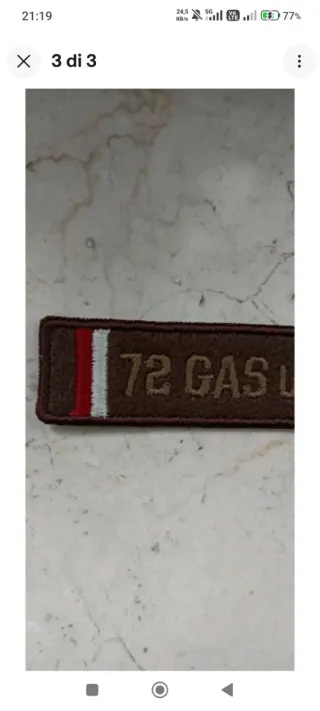 Toppa "72 GAS University" Nuova