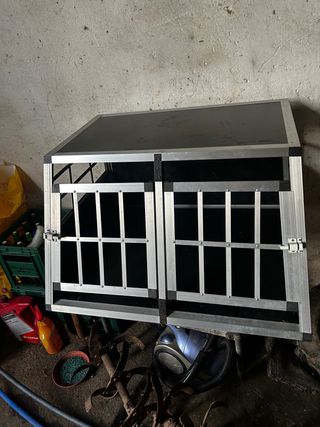 Transportín para perros aluminio