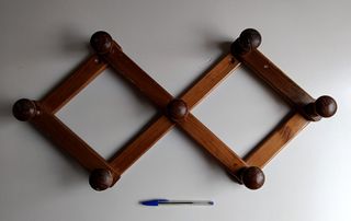 3 Percheros de Pared Madera - MADRID