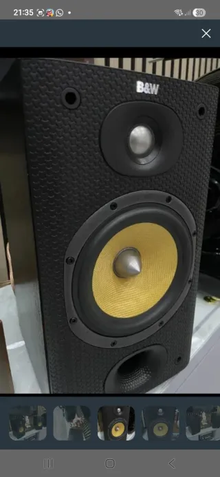 Altavoces Bowers & Wilkins DM601 S3 Negros