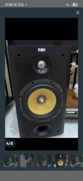 Altavoces Bowers & Wilkins DM601 S3 Negros