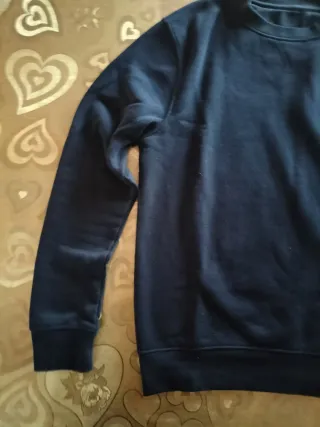 Sudadera azul marino unisex algodón