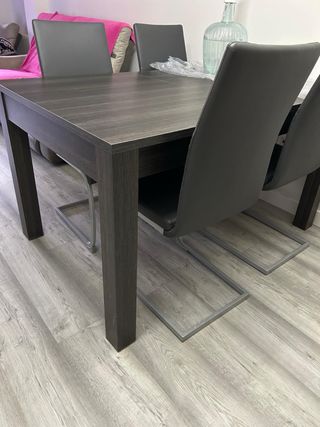 Muebles salon Mesa y 4 Sillas Comedor