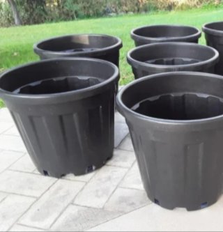 Lote 5 Macetas PVC 25L