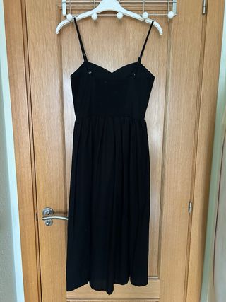 Vestido negro tirantes mujer 34 H&M nuevo