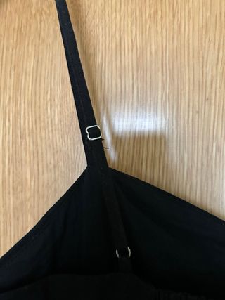 Vestido negro tirantes mujer 34 H&M nuevo