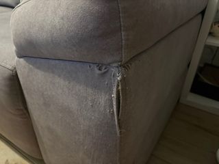 Sofá Cama Gris Beige Tela anti manchas.