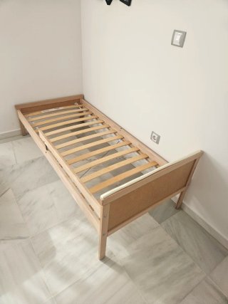 Cama SNIGLAR 70x160 cm con barrera