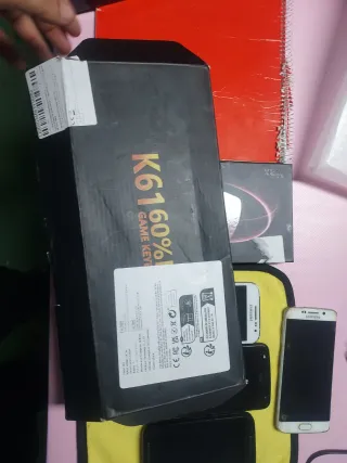 Teclado Mecánico Gaming Negro y Blanco