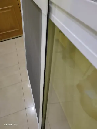 Ventana corredera con mosquitera, cristal climalit