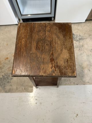 Mesita Auxiliar Madera Rústica