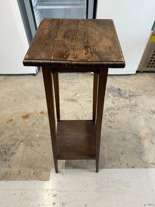 Mesita Auxiliar Madera Rústica