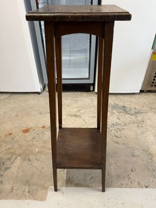 Mesita Auxiliar Madera Rústica