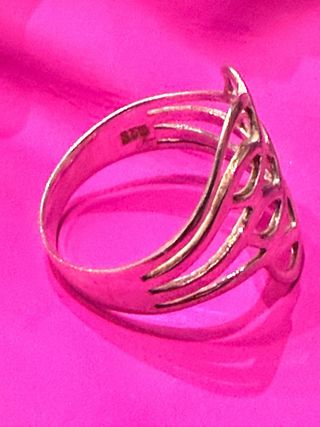 Anillo Plata 925 Diseño Moderno