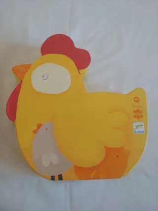 Puzzle Djeco 24 piezas "Pio pio" pollito