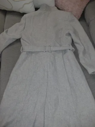 Abrigo Mango Gris Talla S