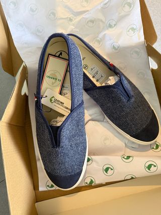 Alpargatas El Ganso Talla 44 Azul Marino