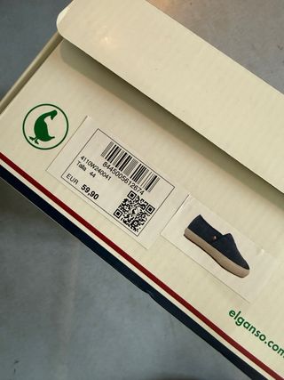 Alpargatas El Ganso Talla 44 Azul Marino