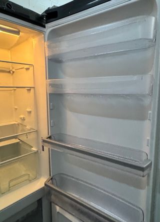 FRIGORÍFICO COMBI NO FROST INDESIT PLATEADO