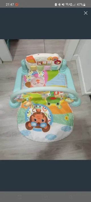 Alfombra de juegos interactiva para bebés