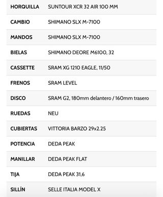 Bicicleta Mendiz X10 XL Negra y Dorada