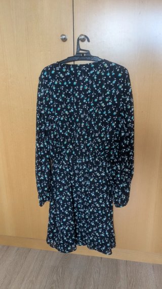 Vestido gasa floral Mango Talla M