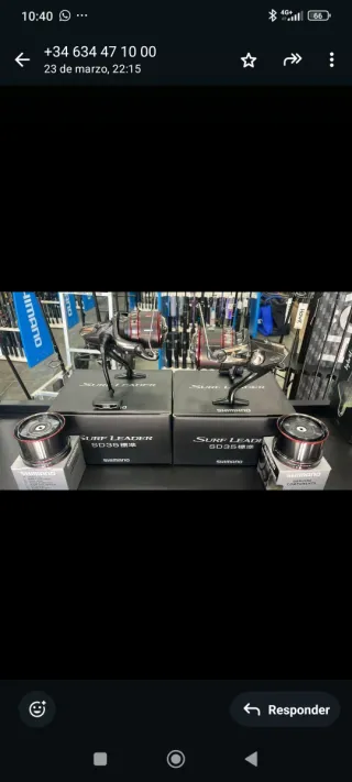 Coppia di mulinelli Shimano Surf Leader 35SD