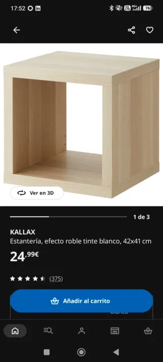 Cubo Kallax Ikea