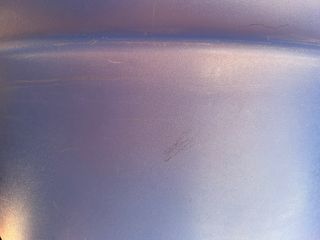 Silla de estudio azul y negra