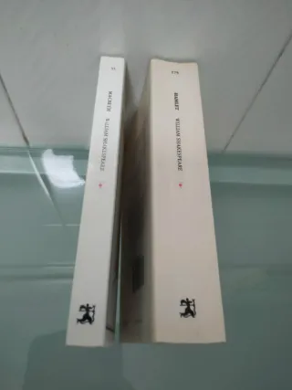 Libros bilingües Macbeth y Hamlet