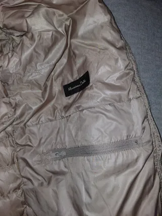 Anorak Massimo Dutti Talla S Beige