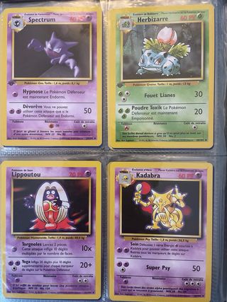 Colección Cartas Pokémon Francés 1ed (leer abajo)