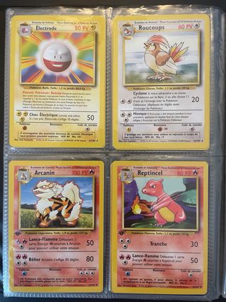 Colección Cartas Pokémon Francés 1ed (leer abajo)