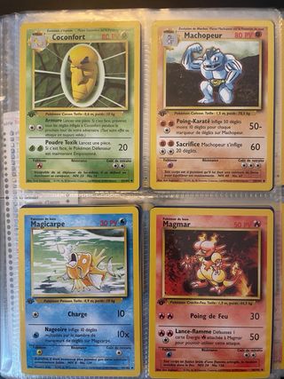 Colección Cartas Pokémon Francés 1ed (leer abajo)